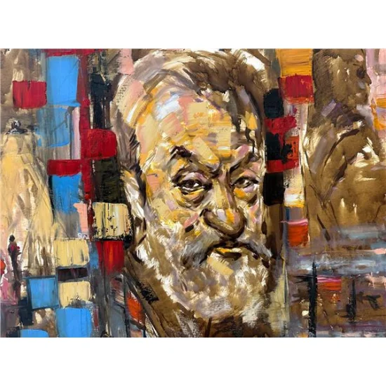 Necip Fazıl Yağlı Boya Tablosu