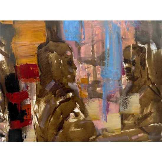 Necip Fazıl Yağlı Boya Tablosu