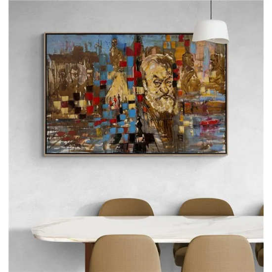 Necip Fazıl Yağlı Boya Tablosu