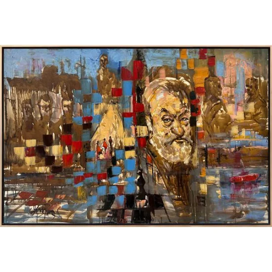 Necip Fazıl Yağlı Boya Tablosu