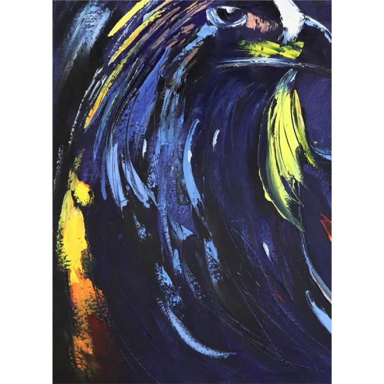 Kartal Bakışlı Yağlı Boya Tablosu