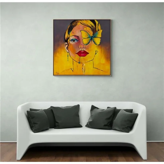 Kelebek Gibi Yağlı Boya Tablosu