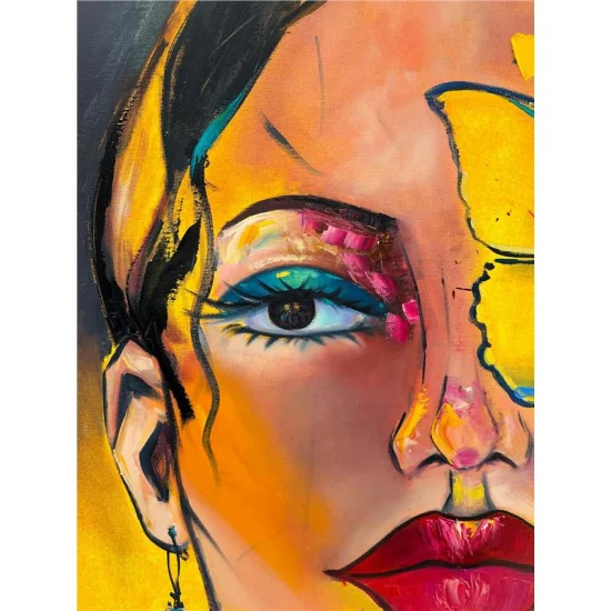 Kelebek Gibi Yağlı Boya Tablosu