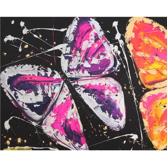 Night Butterflies Oil Painting