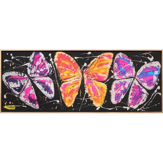 Night Butterflies Oil Painting