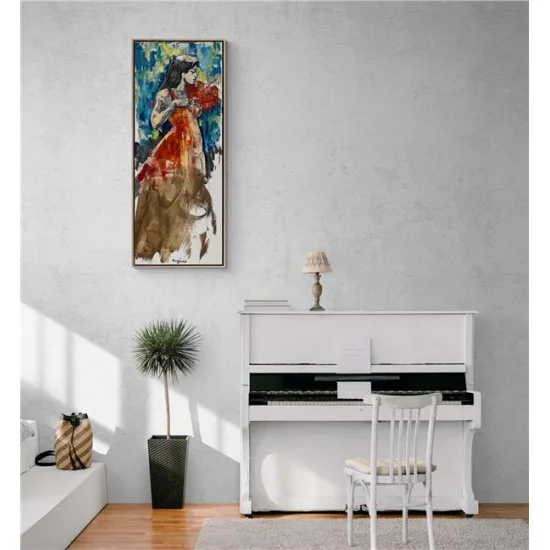 Kemanın Şarkısı Yağlı Boya Tablosu