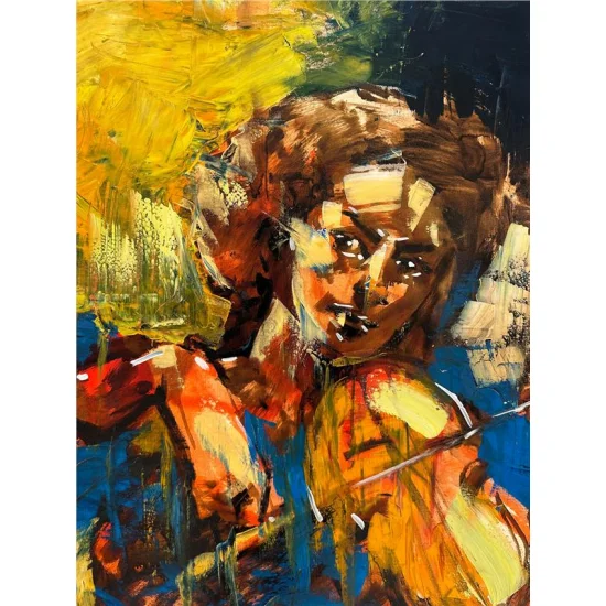 Violinists Dream Oil Painting