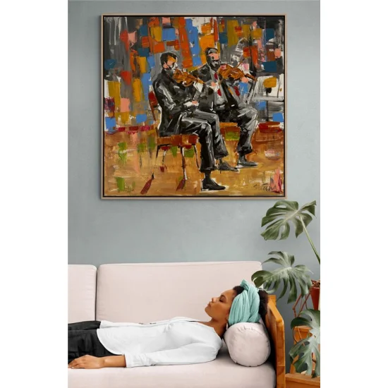 Time of Violinists Oil Painting