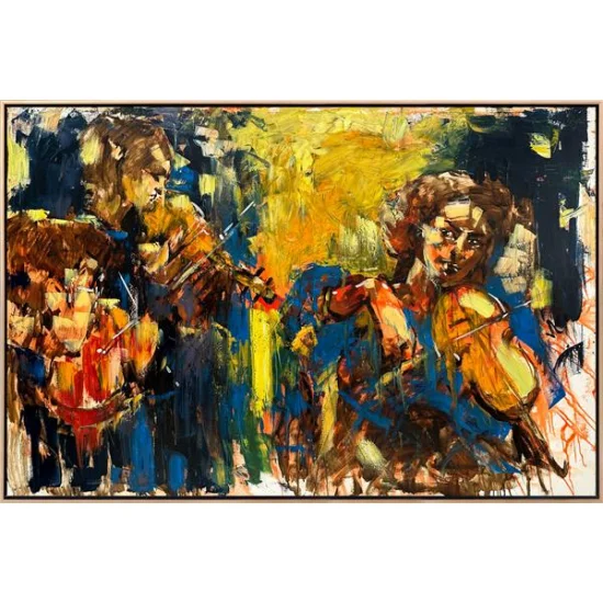 Violinists Dream Oil Painting