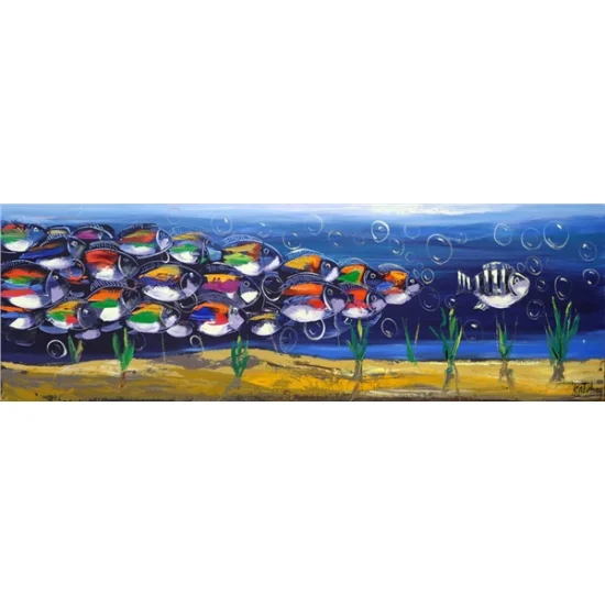 Within Guiding Fish Oil Painting
