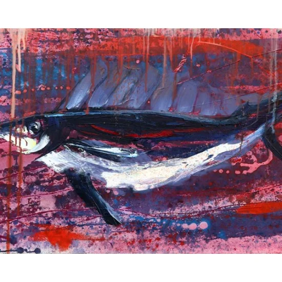 Swordfish Oil Painting | Simurg Art Gallery