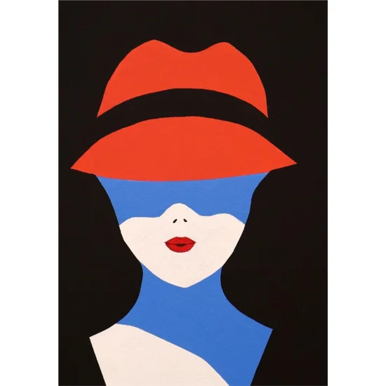 Girl with a Red Hat Oil Painting