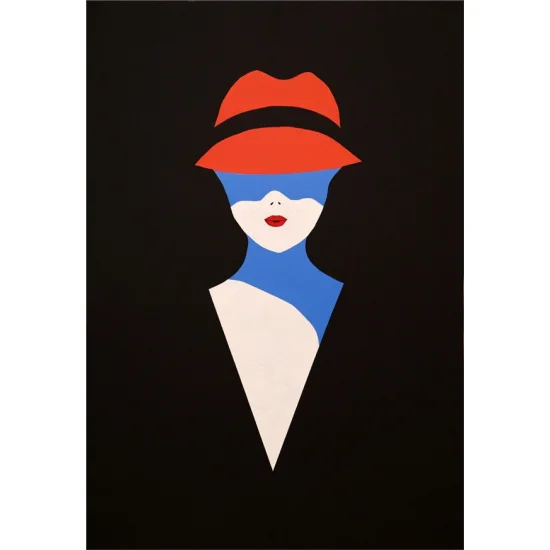 Girl with a Red Hat Oil Painting