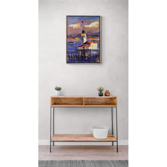 Kız Kulesi Senfonisi Yağlı Boya Tablosu