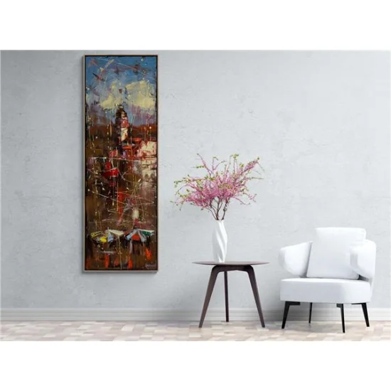 Kız Kulesi Efsanesi Yağlı Boya Tablosu