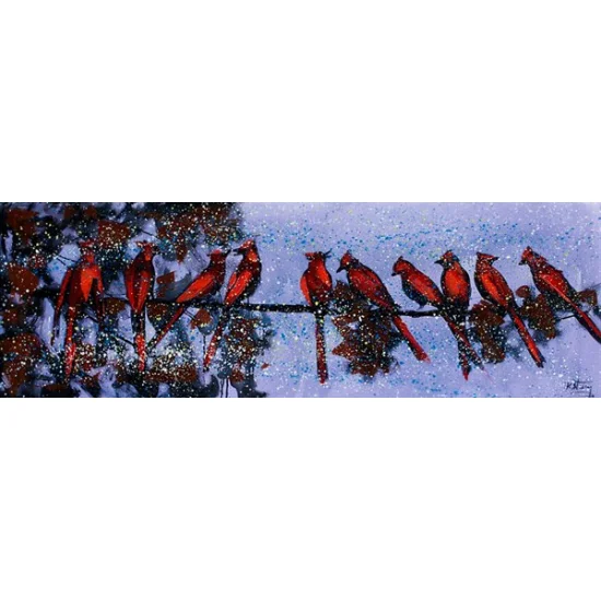 King Birds Oil Painting