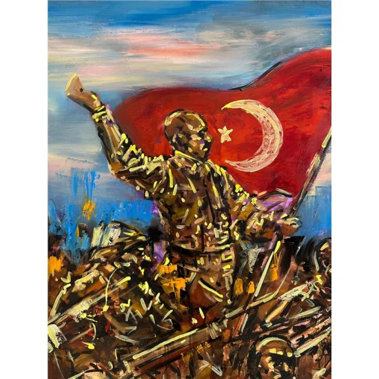 War of Independence Oil Painting