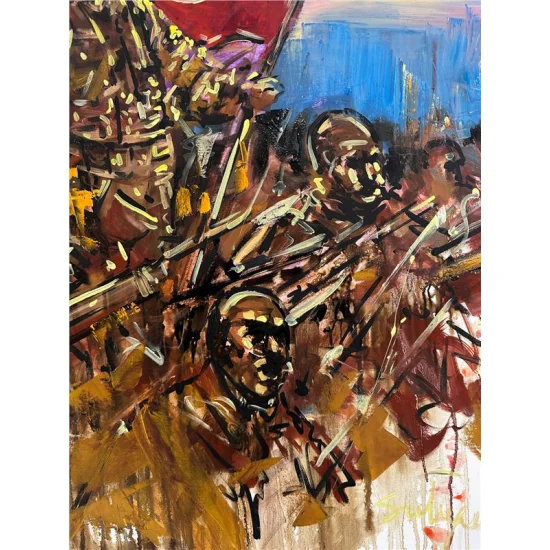 War of Independence Oil Painting