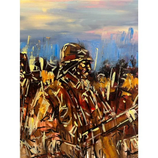 War of Independence Oil Painting