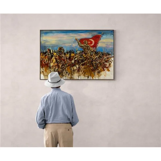 War of Independence Oil Painting