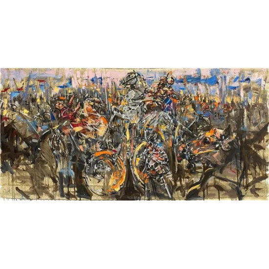 Malazgirt Muharebesi Yağlı Boya Tablosu