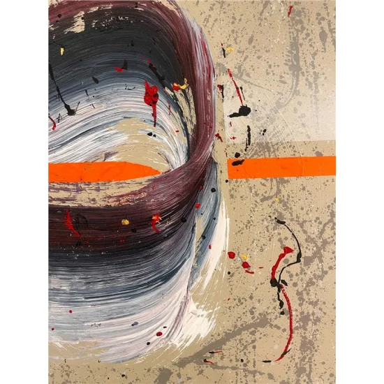 Lines of Time Oil Painting