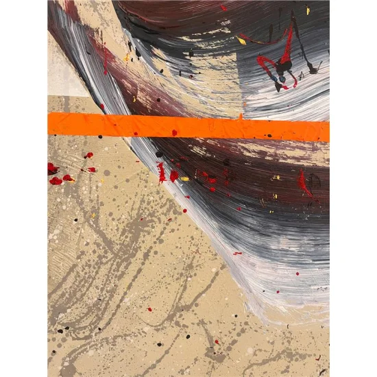 Lines of Time Oil Painting