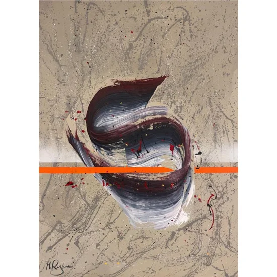 Lines of Time Oil Painting