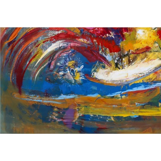 Happy Fish Oil Painting