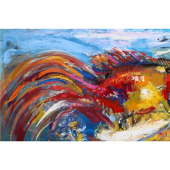 Happy Fish Oil Painting