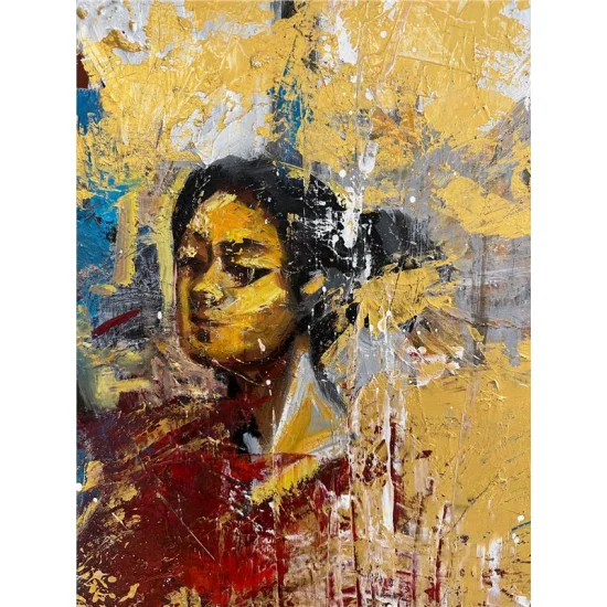 Müziğin Renkleri Yağlı Boya Tablosu