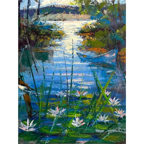Nymphaea of the River Oil Painting