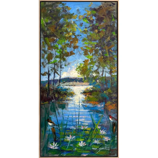 Nymphaea of the River Oil Painting