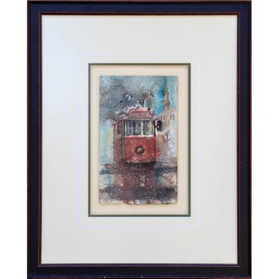 Moda Tram Oil Painting