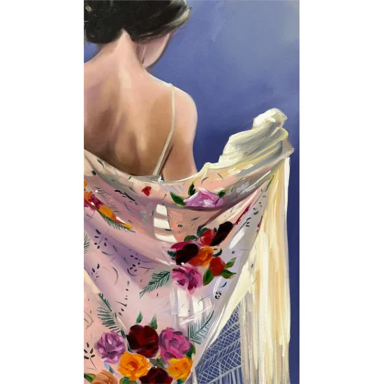 Woman: In the Footsteps of Beauty Oil Painting