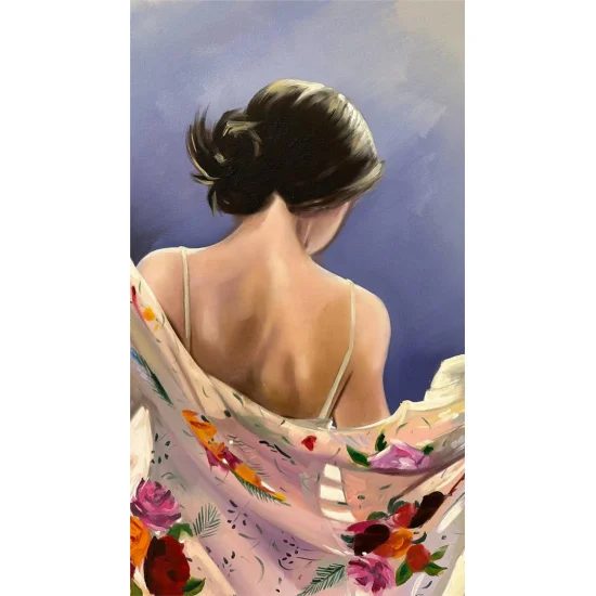 Woman: In the Footsteps of Beauty Oil Painting
