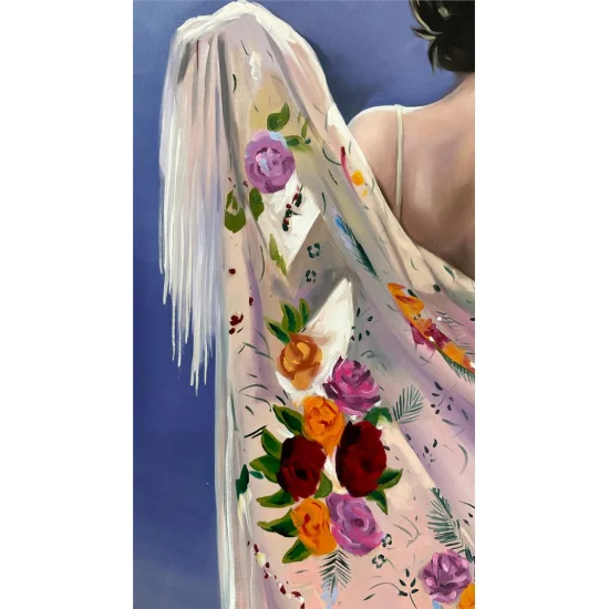 Woman: In the Footsteps of Beauty Oil Painting