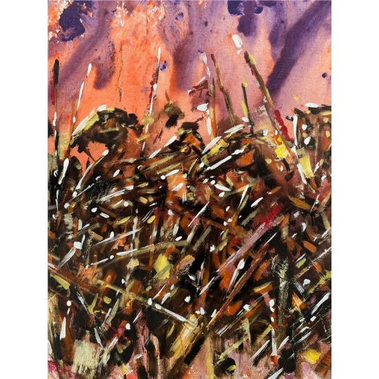 Olmak ya da Olmamak Yağlı Boya Tablosu