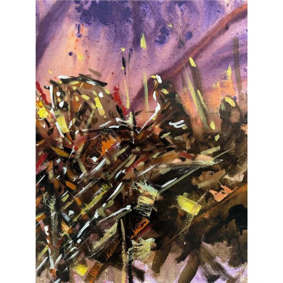 Olmak ya da Olmamak Yağlı Boya Tablosu