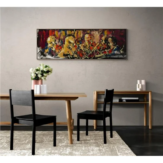 Orkestra Seslerinin Rüyası Yağlı Boya Tablosu