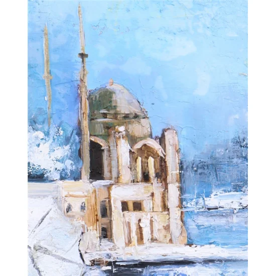 Winter in Ortaköy Oil Painting