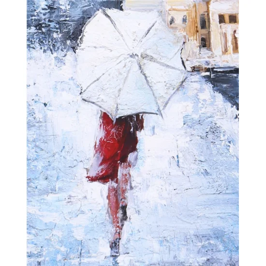 Winter in Ortaköy Oil Painting