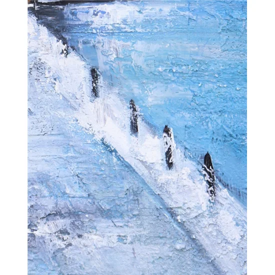 Winter in Ortaköy Oil Painting