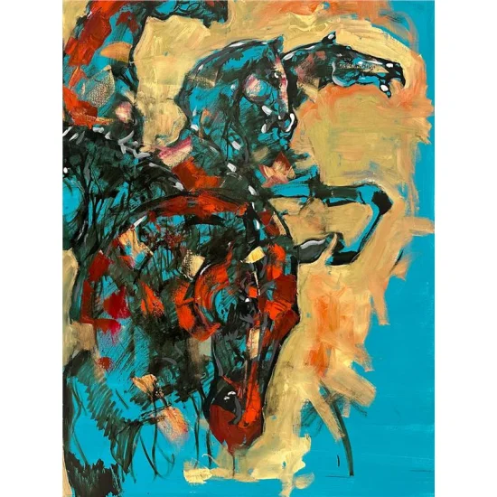 Pegasus Oil Painting