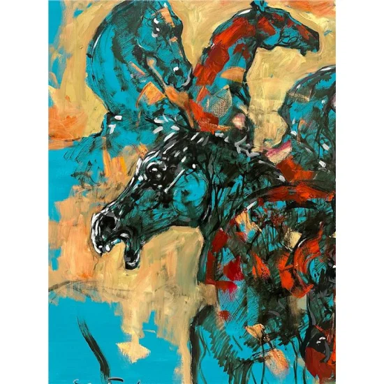 Pegasus Oil Painting