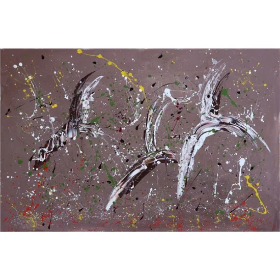 Traces of Birds Oil Painting