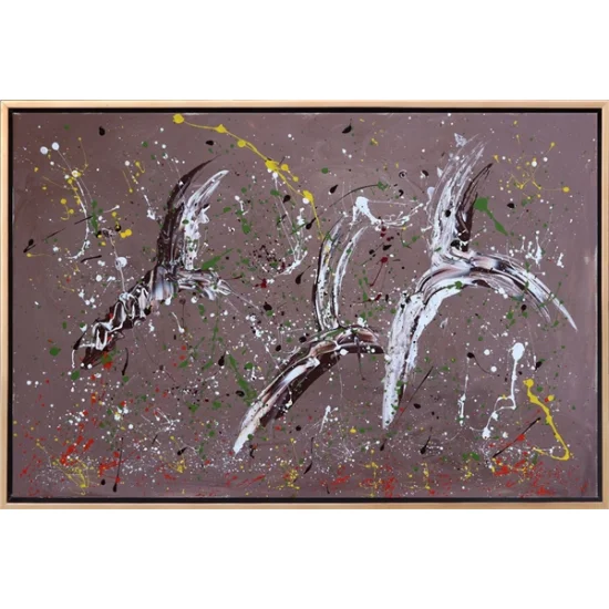 Traces of Birds Oil Painting