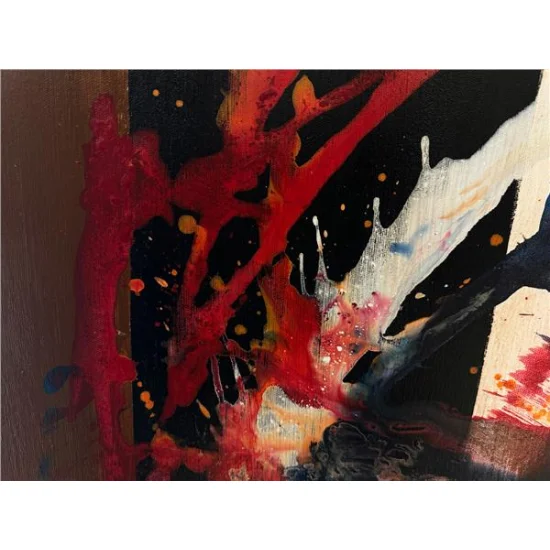 Renkli Çoşku Yağlı Boya Tablosu