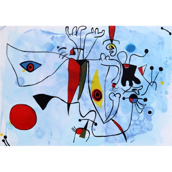 The Abstraction of the Point of View Oil Painting