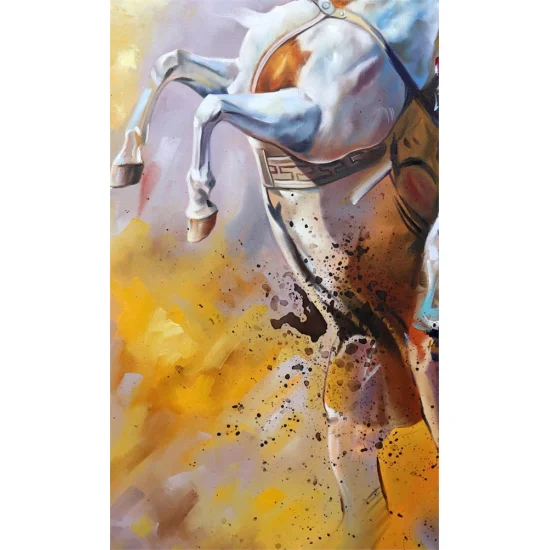 Rearing Up Oil Painting